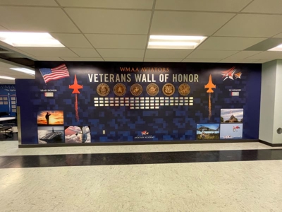 Veterans Wall of Honor Wall Graphic Photo